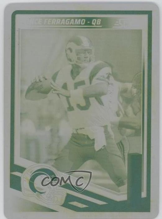 Vince Ferragamo [Printing Plate] #126
