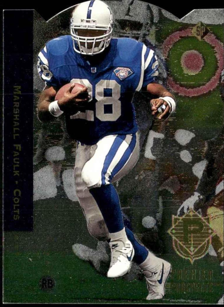 Marshall Faulk [Foil Die Cut] #3