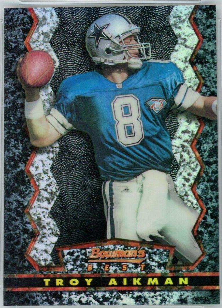 Troy Aikman [Black Refractor] #13