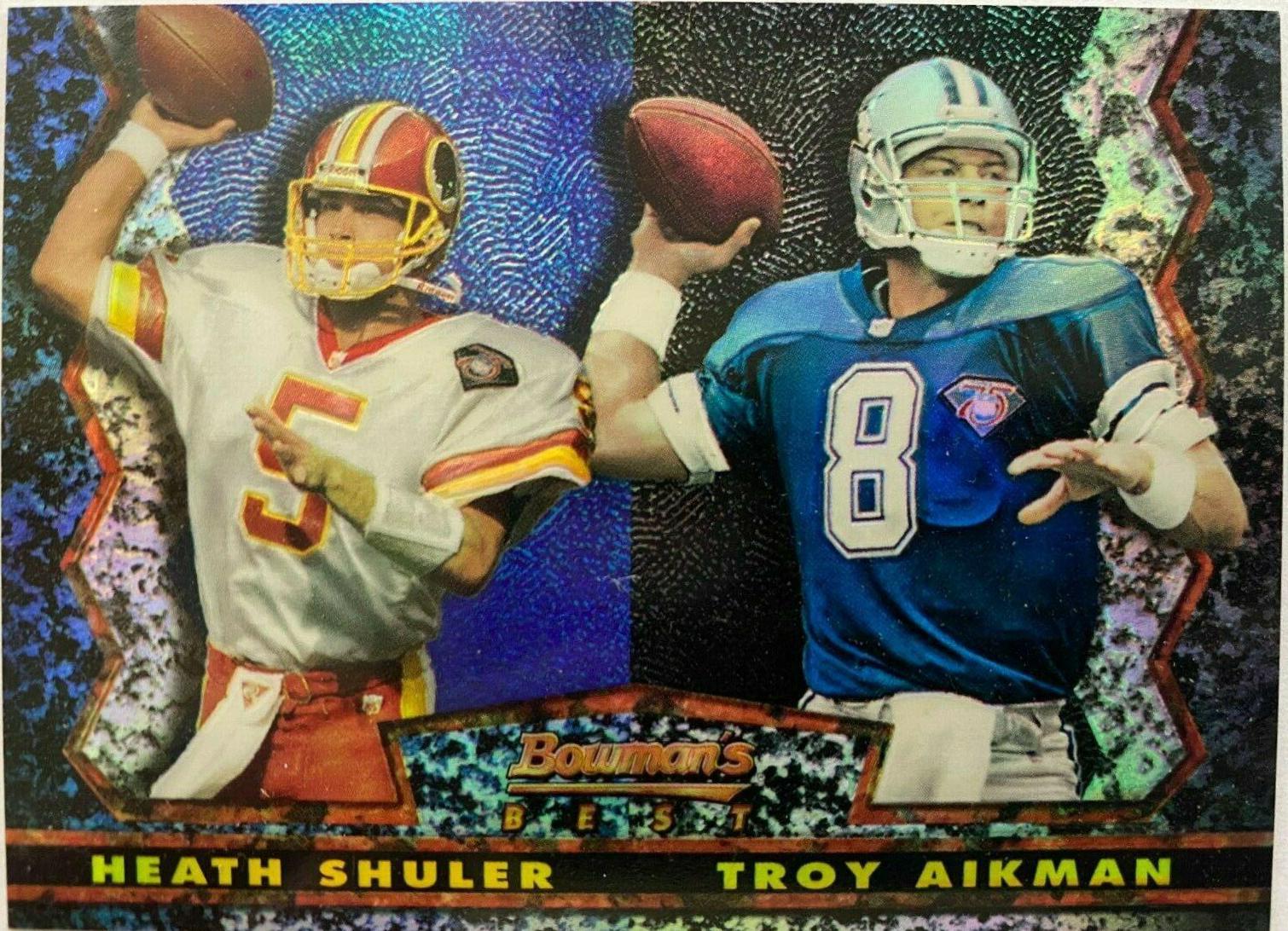 Troy Aikman, Heath Shuler [Refractor] #22