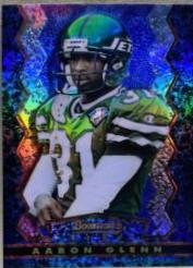 Aaron Glenn [Blue Refractor] #9