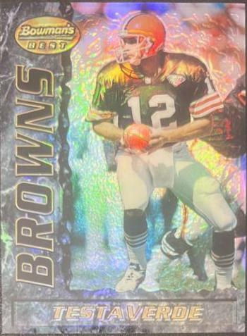 Vinny Testaverde [Black Refractor] #38