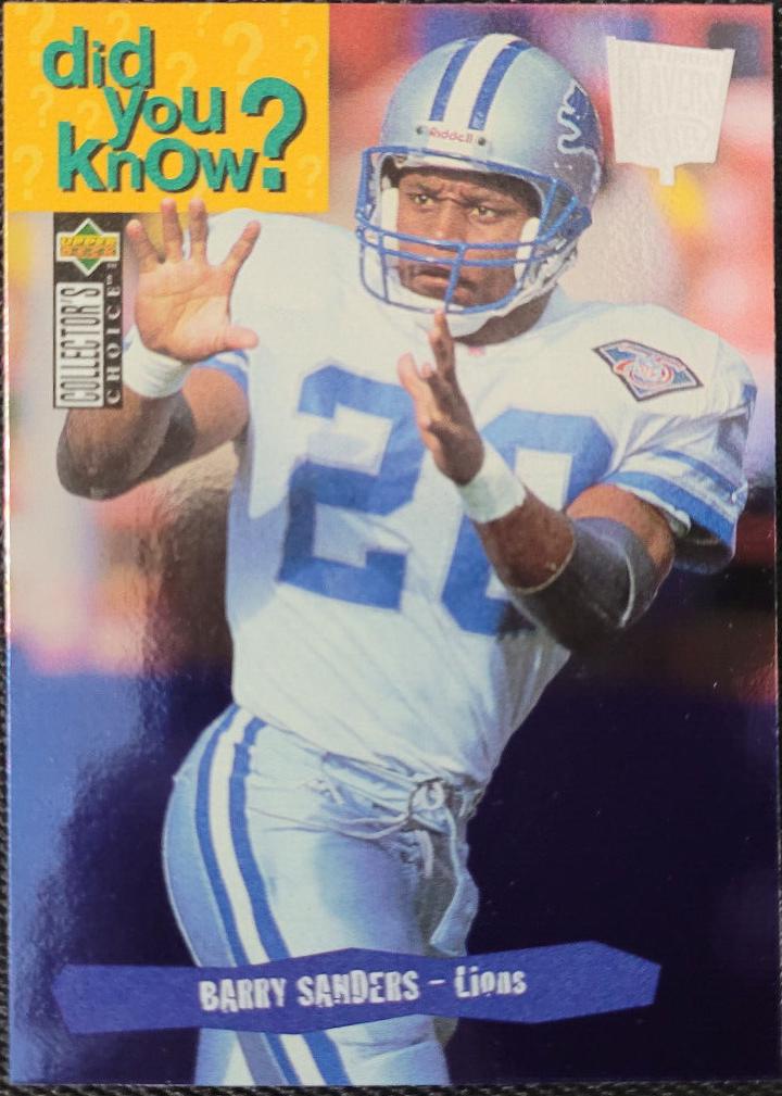Barry Sanders [Player's Club Platinum] #31