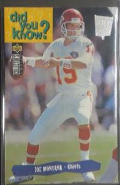 Joe Montana [Player's Club Platinum] #34