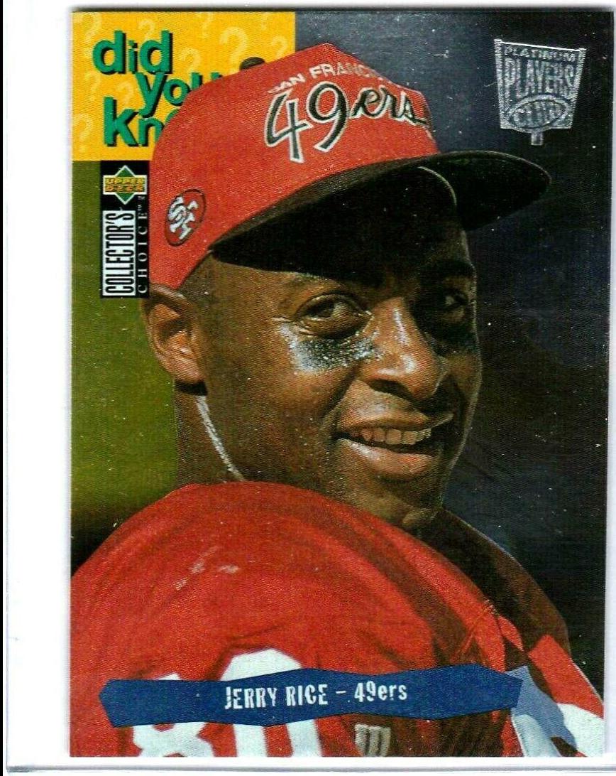 Jerry Rice [Player's Club Platinum] #36