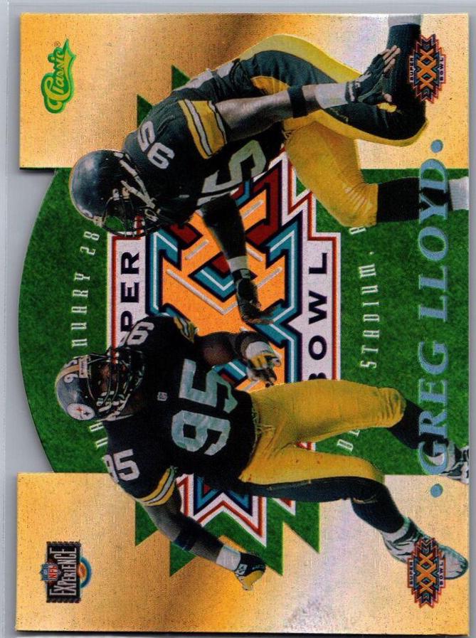 Greg Lloyd [Super Bowl XXX Die Cut Interactive] #3C