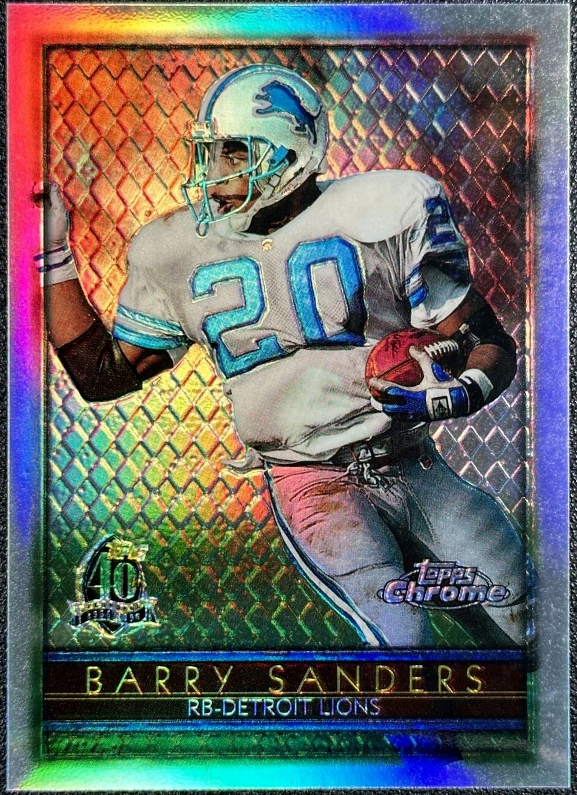 Barry Sanders [Refractor] #16