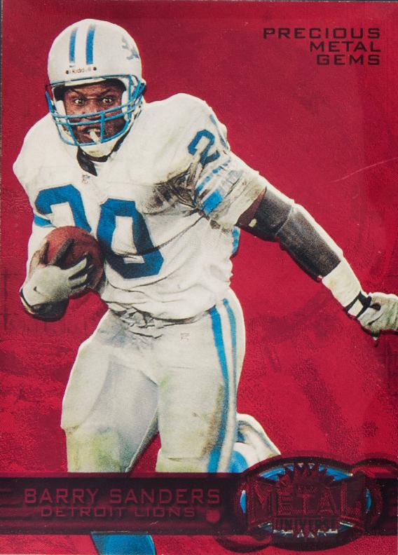 Barry Sanders [Precious Metal Gems] #162