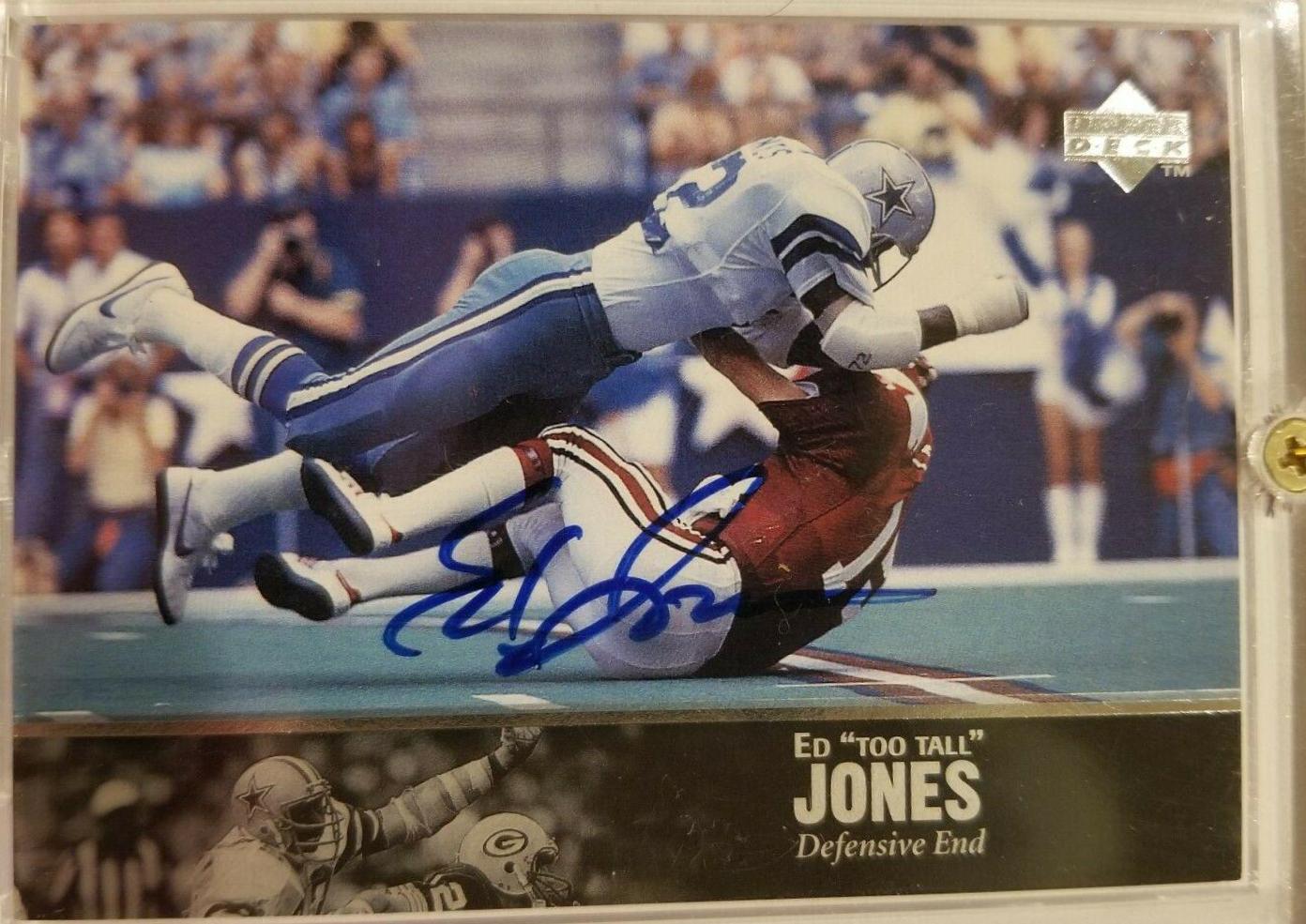 Ed Too Tall Jones [Autograph] #AL-123