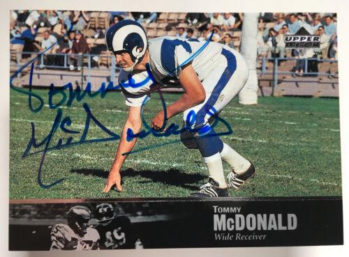 Tommy McDonald [Autograph] #AL-136