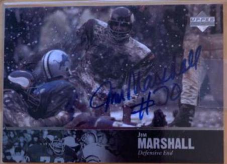 Jim Marshall [Autograph] #AL-134