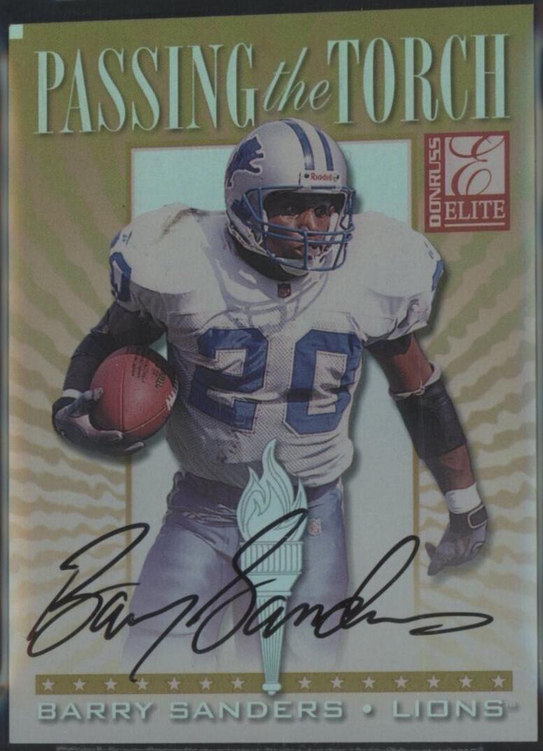 Barry Sanders [Autograph] #6