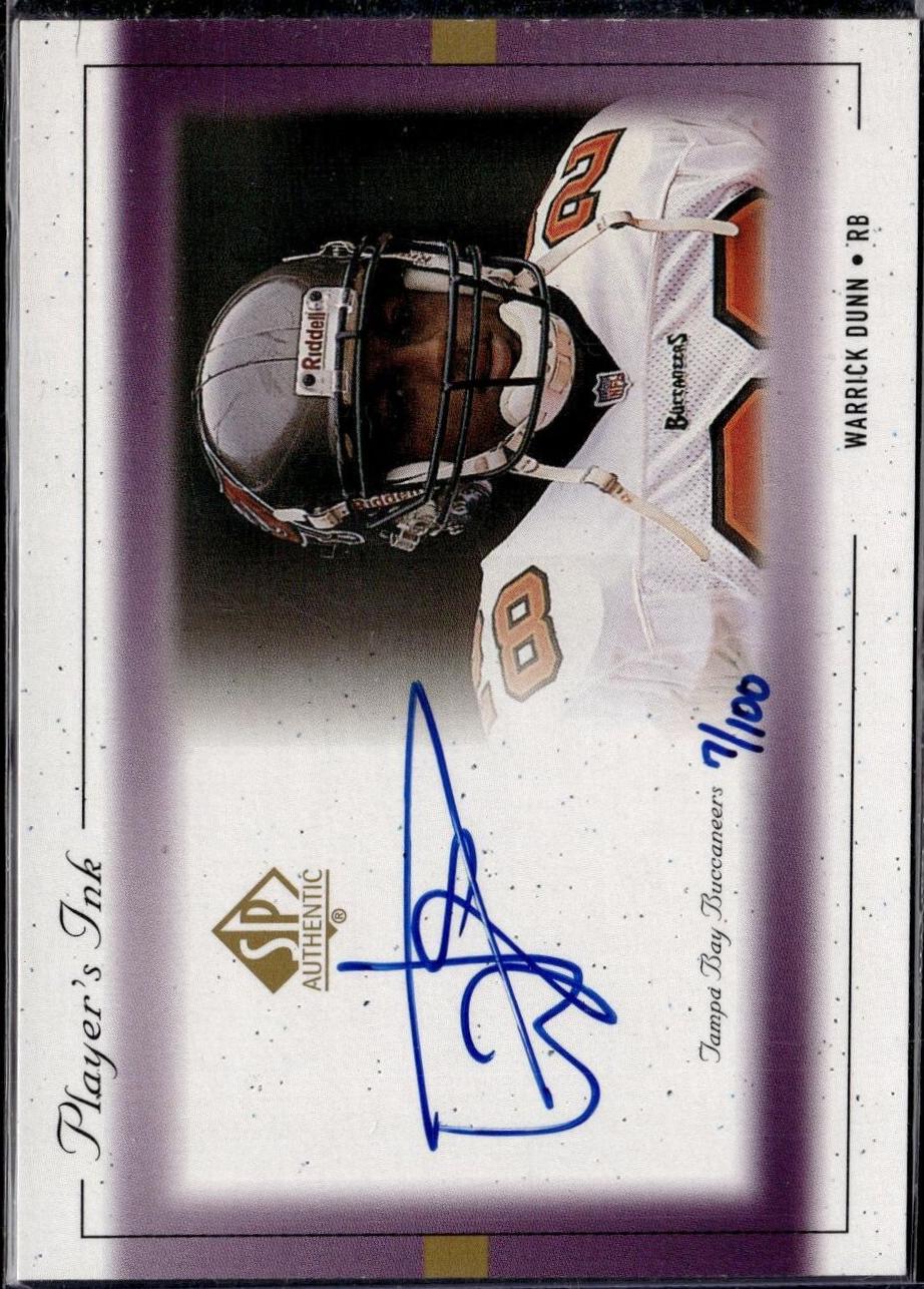 Warrick Dunn [Purple] #WD-A