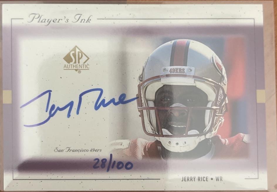 Jerry Rice [Purple] #JR-A