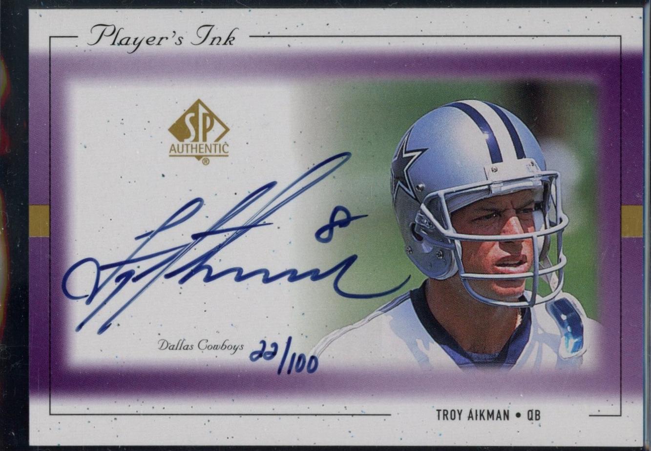 Troy Aikman [Purple] #TA-A