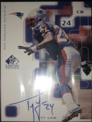 Ty Law [Autograph] #TL