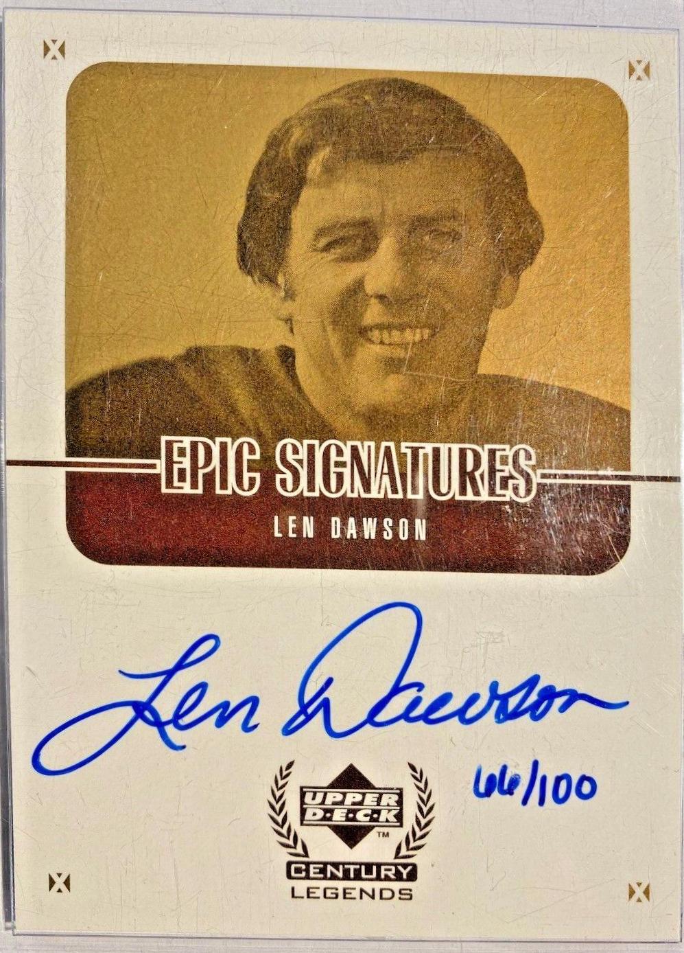 Len Dawson [Gold] #LDC