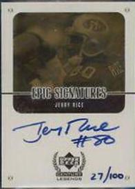 Jerry Rice [Gold] #JRC