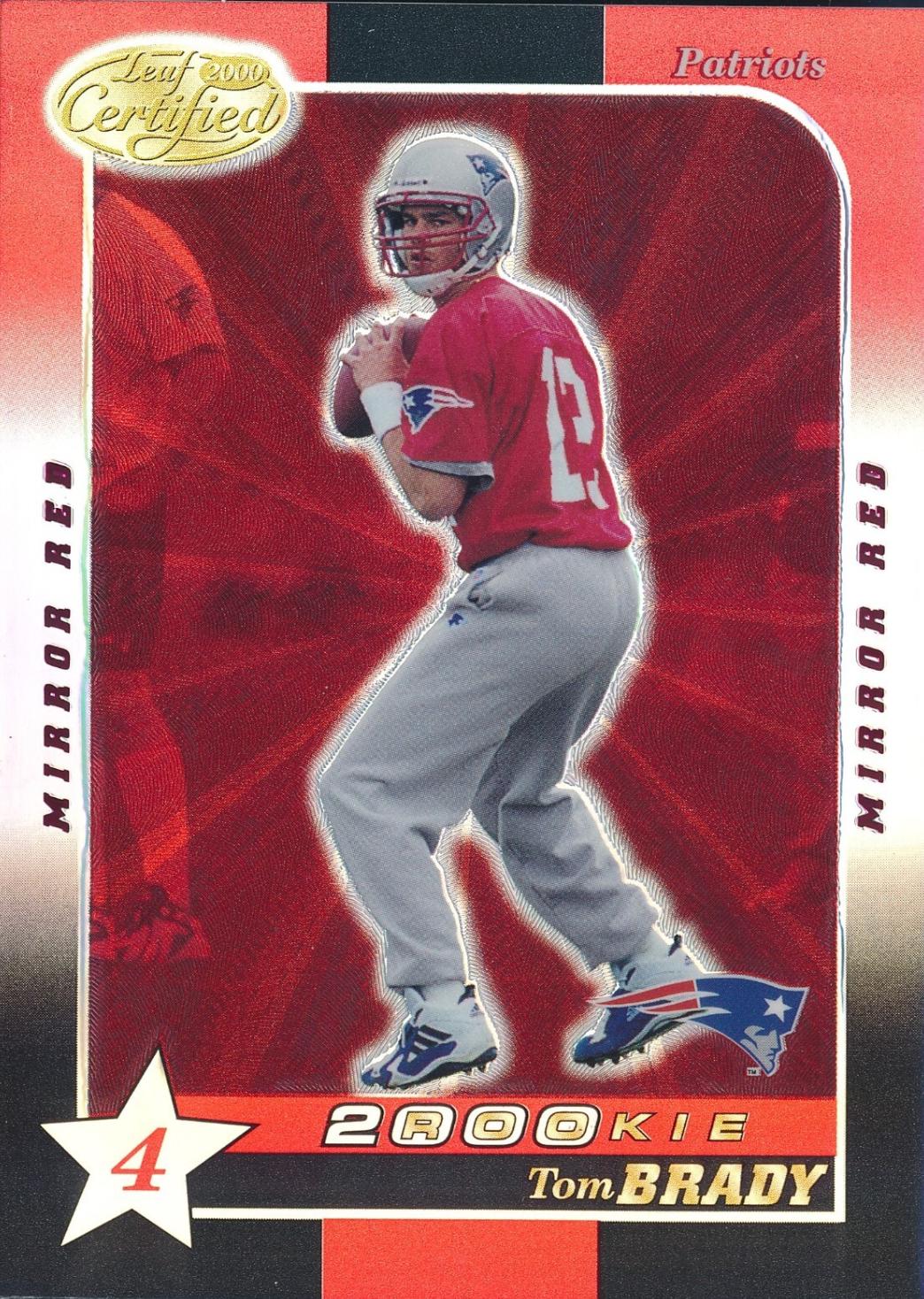 Tom Brady [4 Star Mirror Red] #207