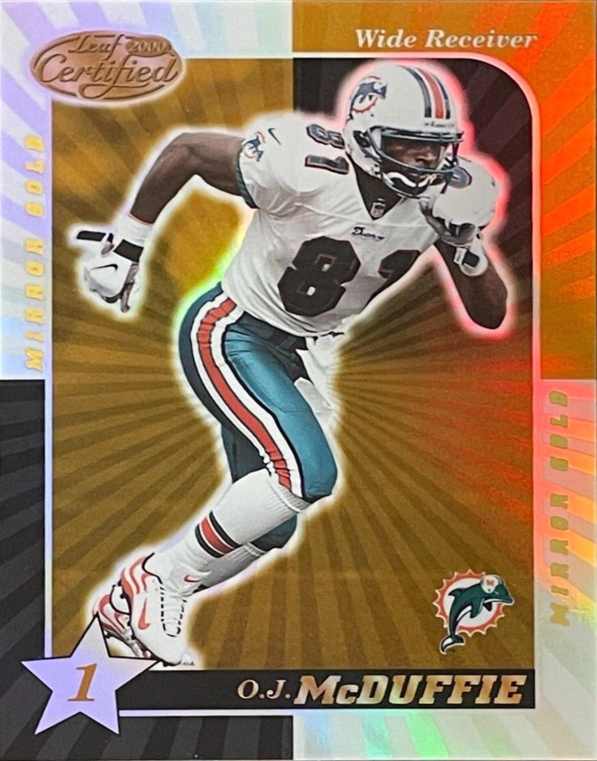 O.J. McDuffie [1 Star Mirror Gold] #50