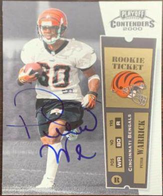 Peter Warrick [Autograph] #105