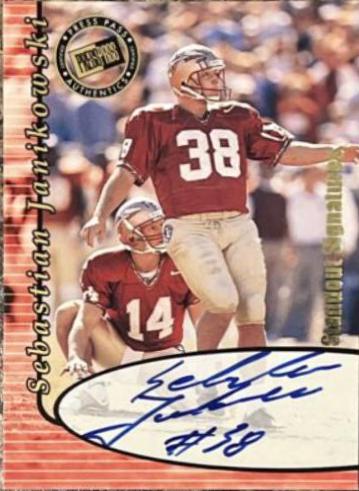 Sebastian Janikowski [Gold Standout Signature]