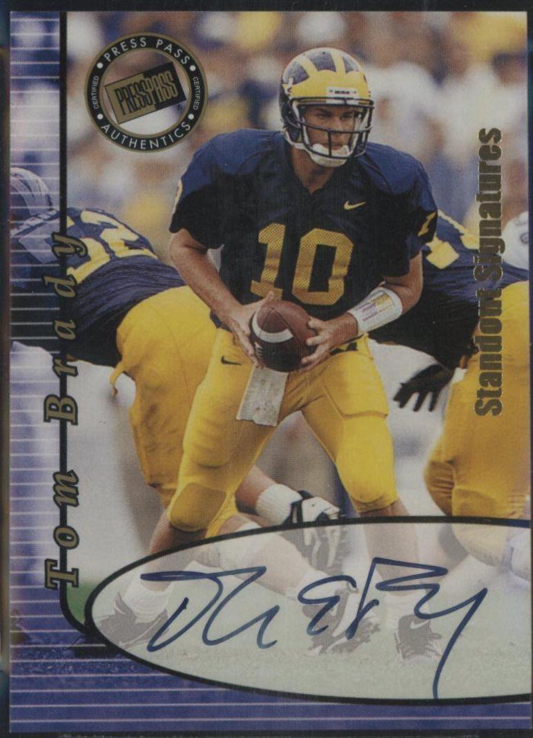 Tom Brady [Gold Standout Signature]