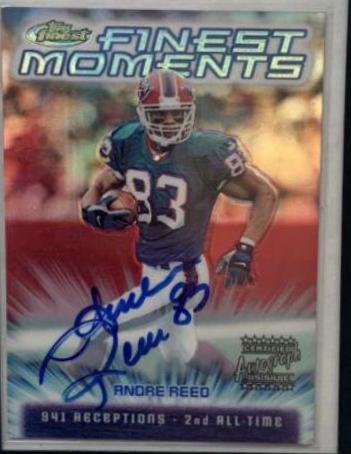 Andre Reed [Refractor Autograph] #FM15