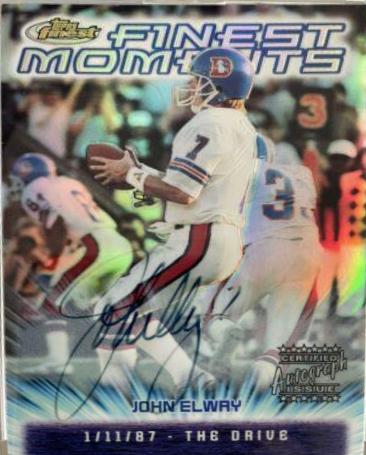 John Elway [Refractor Autograph] #FM3