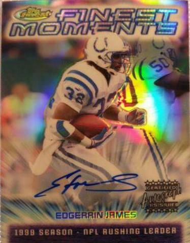Edgerrin James [Refractor Autograph] #FM9