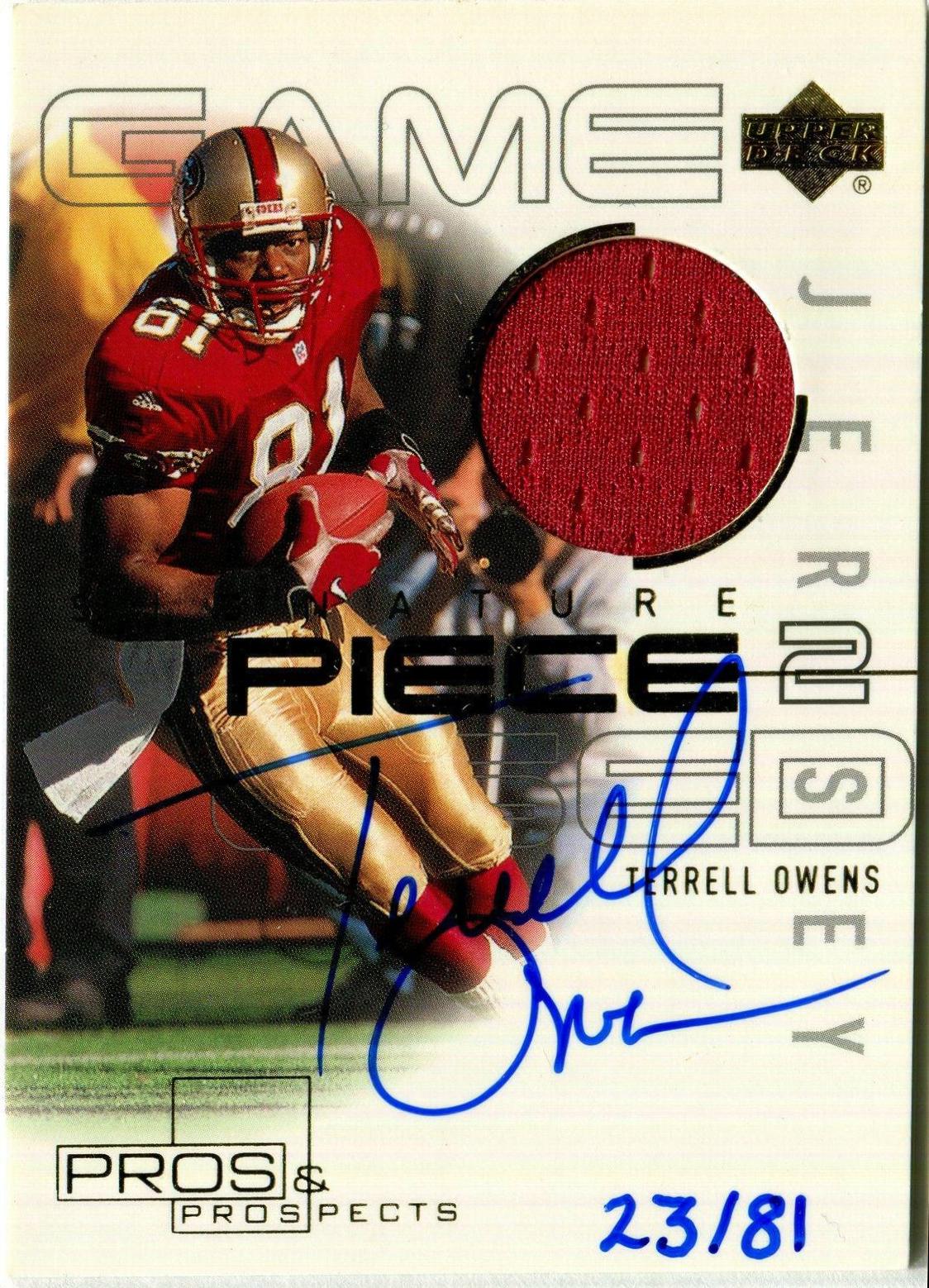 Terrell Owens [Piece 2 Gold] #SP-TO