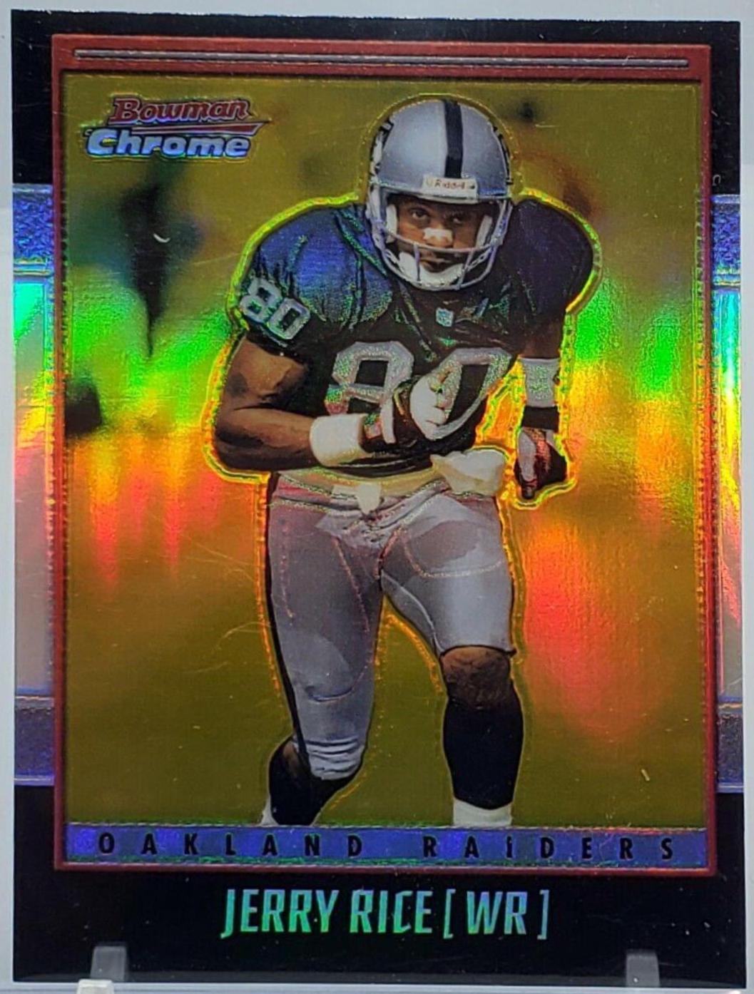 Jerry Rice [Gold Refractor] #100