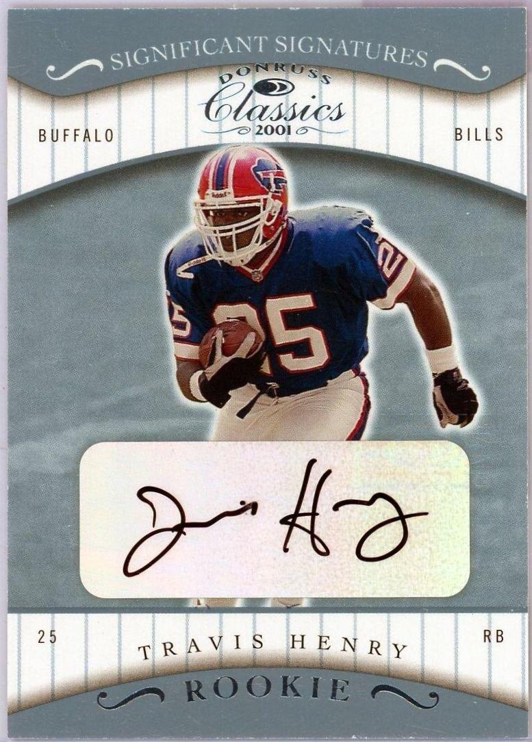 Travis Henry [Significant Signatures] #114