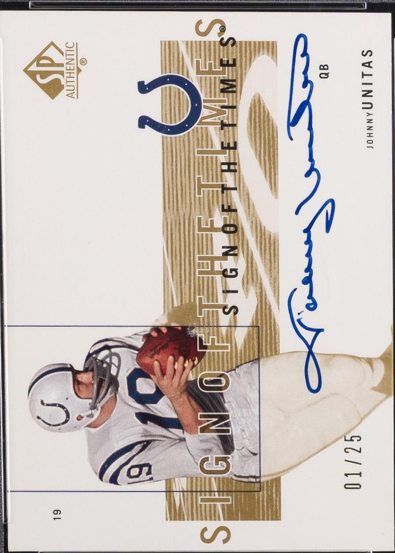 Johnny Unitas [Gold] #JU