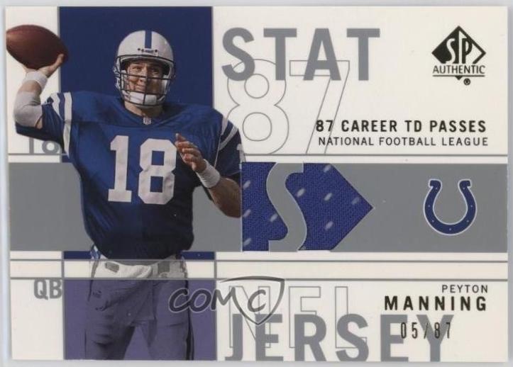 Peyton Manning [87 Career TD Passes] #SP-PM