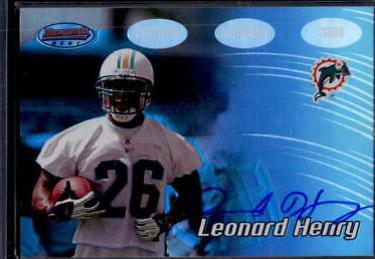 Leonard Henry [Autograph] #150