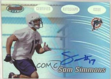 Sam Simmons [Autograph] #162