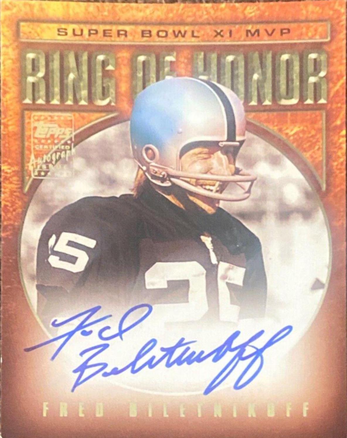 Fred Biletnikoff #RH-FB