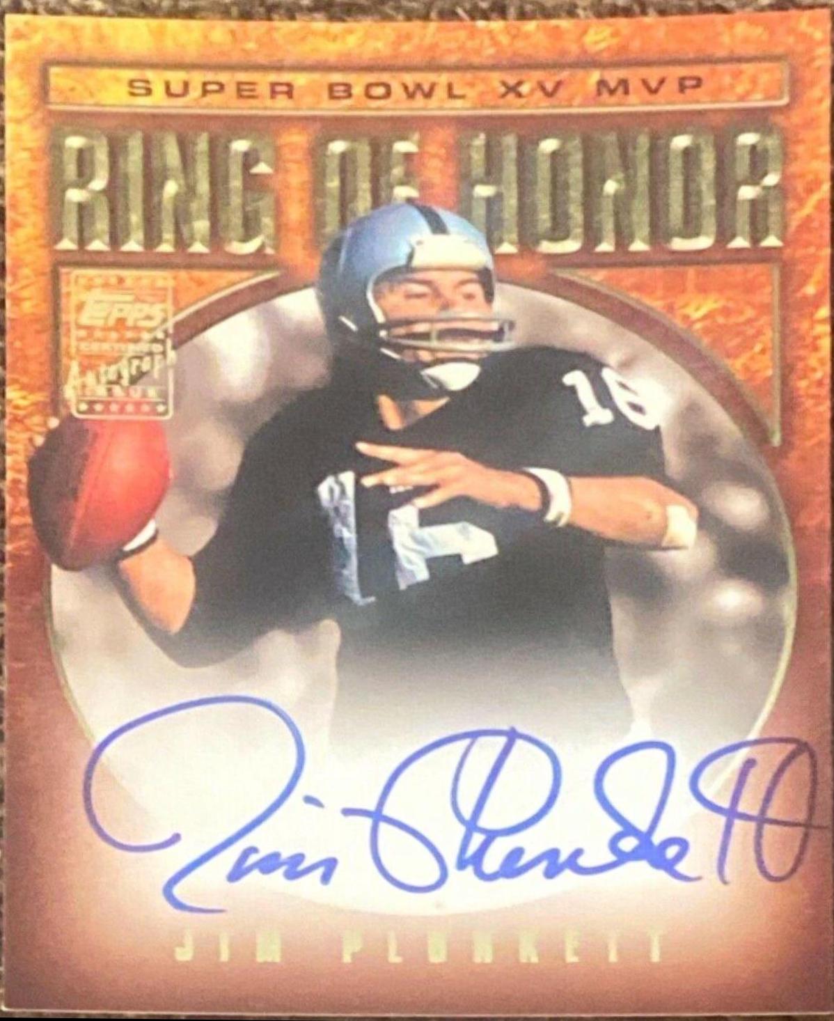 Jim Plunkett #RH-JP
