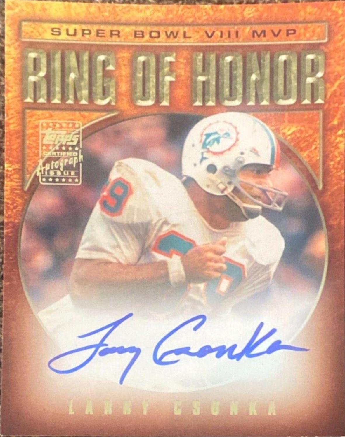 Larry Csonka #RH-LC