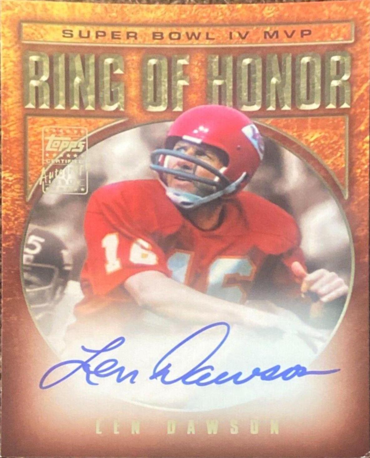 Len Dawson #RH-LD
