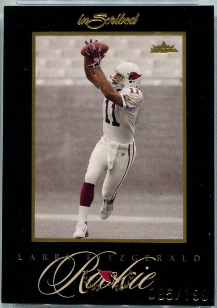 Larry Fitzgerald [Black Border Gold] #77