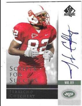 Jerricho Cotchery #SS-JC