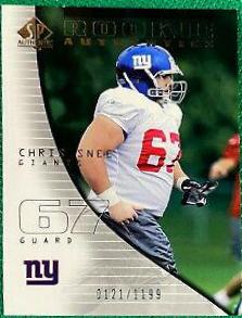 Chris Snee #115