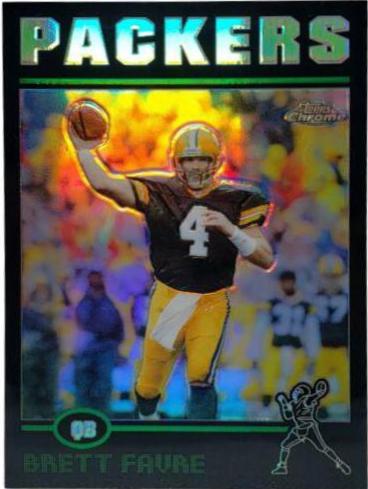 Brett Favre [Black Refractor] #100