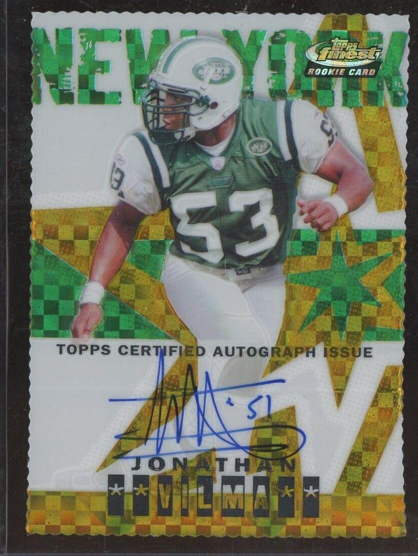 Jonathan Vilma [Autograph Gold Xfractor] #116