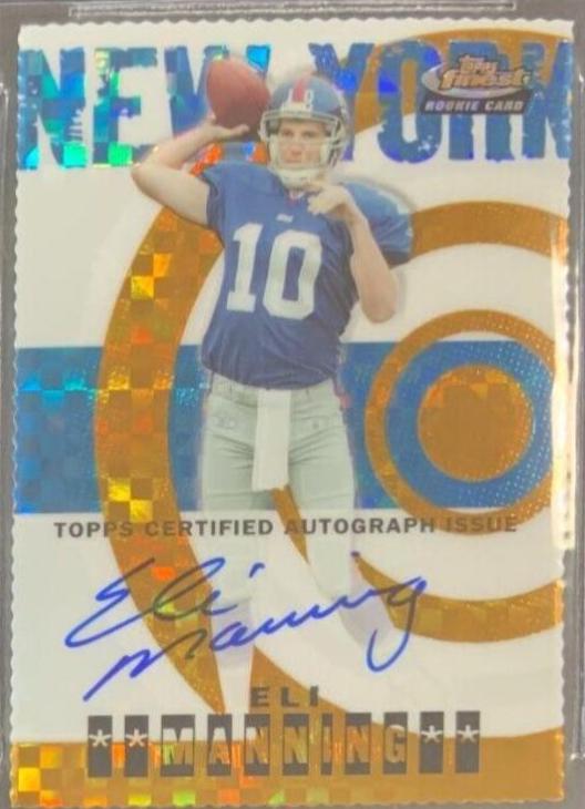 Eli Manning [Autograph Gold Xfractor] #110