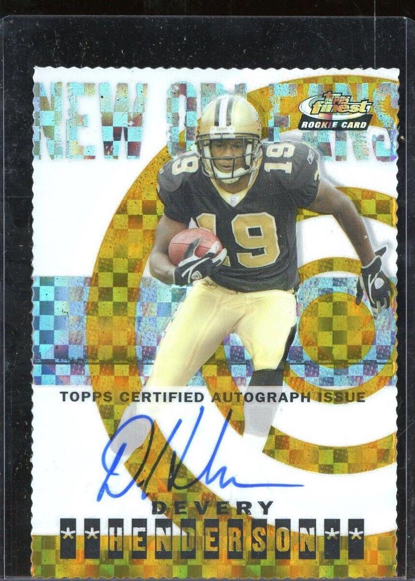 Devery Henderson [Autograph Gold Xfractor] #128