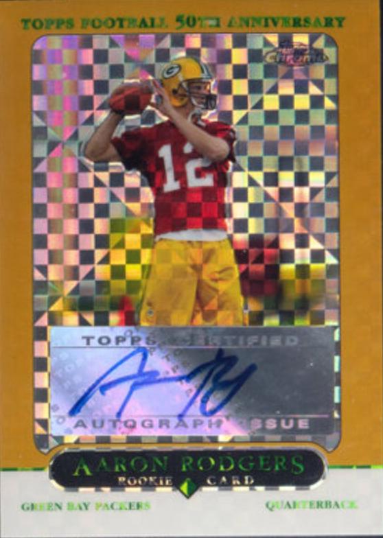 Aaron Rodgers [Autograph Gold Xfractor] #190