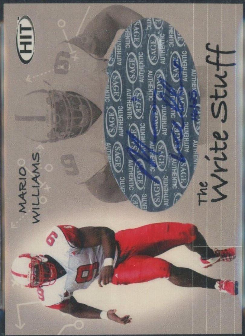 Mario Williams [Autograph] #WA14